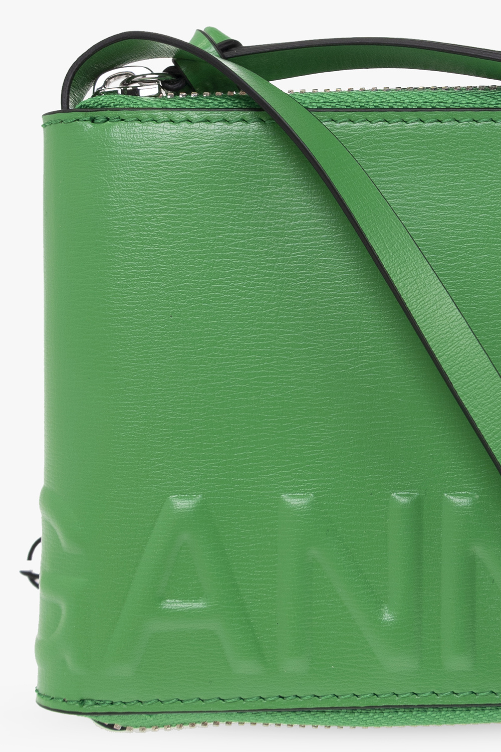Green Wallet with strap Ganni - SchaferandweinerShops